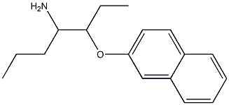 2-[(4-aminoheptan-3-yl)oxy]naphthalene Structure