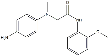 2-[(4-aminophenyl)(methyl)amino]-N-(2-methoxyphenyl)acetamide|