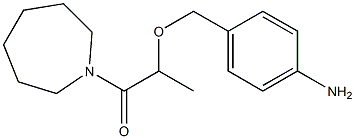  2-[(4-aminophenyl)methoxy]-1-(azepan-1-yl)propan-1-one