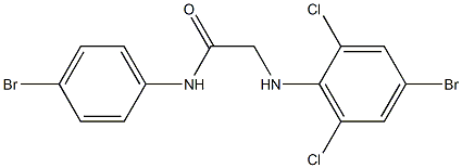 2-[(4-bromo-2,6-dichlorophenyl)amino]-N-(4-bromophenyl)acetamide|