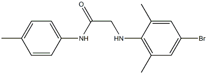 2-[(4-bromo-2,6-dimethylphenyl)amino]-N-(4-methylphenyl)acetamide