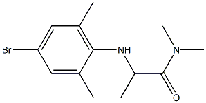 2-[(4-bromo-2,6-dimethylphenyl)amino]-N,N-dimethylpropanamide