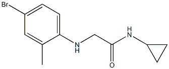 2-[(4-bromo-2-methylphenyl)amino]-N-cyclopropylacetamide