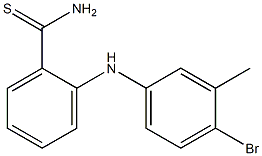 2-[(4-bromo-3-methylphenyl)amino]benzene-1-carbothioamide