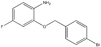  2-[(4-bromobenzyl)oxy]-4-fluoroaniline