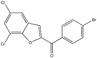 2-[(4-bromophenyl)carbonyl]-5,7-dichloro-1-benzofuran|