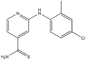 2-[(4-chloro-2-methylphenyl)amino]pyridine-4-carbothioamide