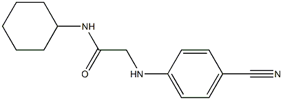 2-[(4-cyanophenyl)amino]-N-cyclohexylacetamide