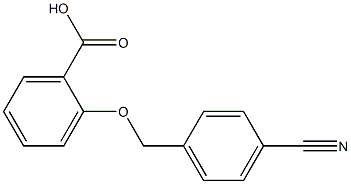 2-[(4-cyanophenyl)methoxy]benzoic acid