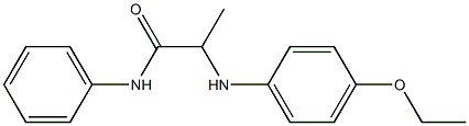 2-[(4-ethoxyphenyl)amino]-N-phenylpropanamide Structure