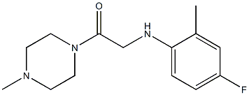 2-[(4-fluoro-2-methylphenyl)amino]-1-(4-methylpiperazin-1-yl)ethan-1-one