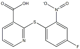 2-[(4-fluoro-2-nitrophenyl)sulfanyl]pyridine-3-carboxylic acid