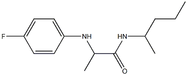  2-[(4-fluorophenyl)amino]-N-(pentan-2-yl)propanamide