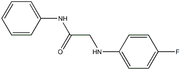 2-[(4-fluorophenyl)amino]-N-phenylacetamide Struktur