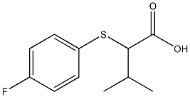 2-[(4-fluorophenyl)sulfanyl]-3-methylbutanoic acid|