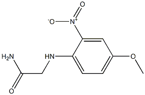 2-[(4-methoxy-2-nitrophenyl)amino]acetamide,,结构式