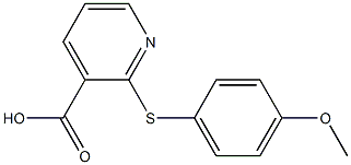 2-[(4-methoxyphenyl)sulfanyl]pyridine-3-carboxylic acid