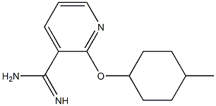 2-[(4-methylcyclohexyl)oxy]pyridine-3-carboximidamide|