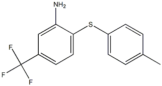 2-[(4-methylphenyl)sulfanyl]-5-(trifluoromethyl)aniline