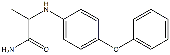 2-[(4-phenoxyphenyl)amino]propanamide Structure