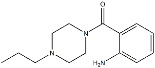 2-[(4-propylpiperazin-1-yl)carbonyl]aniline 结构式