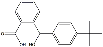 2-[(4-tert-butylphenyl)(hydroxy)methyl]benzoic acid Struktur