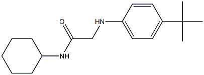 2-[(4-tert-butylphenyl)amino]-N-cyclohexylacetamide