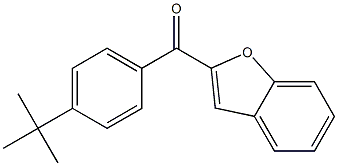 2-[(4-tert-butylphenyl)carbonyl]-1-benzofuran,,结构式