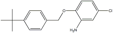 2-[(4-tert-butylphenyl)methoxy]-5-chloroaniline Struktur