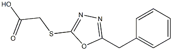 2-[(5-benzyl-1,3,4-oxadiazol-2-yl)sulfanyl]acetic acid|