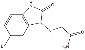 2-[(5-bromo-2-oxo-2,3-dihydro-1H-indol-3-yl)amino]acetamide