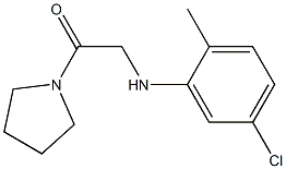  2-[(5-chloro-2-methylphenyl)amino]-1-(pyrrolidin-1-yl)ethan-1-one