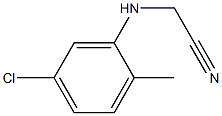 2-[(5-chloro-2-methylphenyl)amino]acetonitrile,,结构式