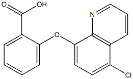  2-[(5-chloroquinolin-8-yl)oxy]benzoic acid