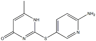 2-[(6-aminopyridin-3-yl)sulfanyl]-6-methyl-1,4-dihydropyrimidin-4-one