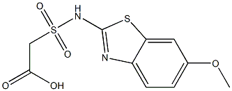 2-[(6-methoxy-1,3-benzothiazol-2-yl)sulfamoyl]acetic acid
