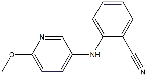 2-[(6-methoxypyridin-3-yl)amino]benzonitrile|