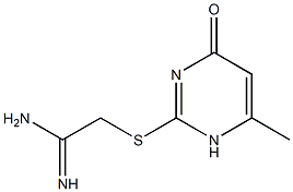 2-[(6-methyl-4-oxo-1,4-dihydropyrimidin-2-yl)sulfanyl]ethanimidamide