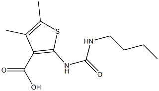2-[(butylcarbamoyl)amino]-4,5-dimethylthiophene-3-carboxylic acid