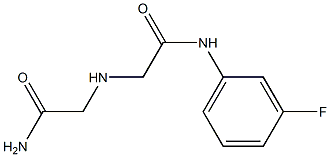  2-[(carbamoylmethyl)amino]-N-(3-fluorophenyl)acetamide