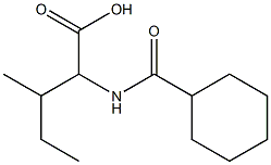  2-[(cyclohexylcarbonyl)amino]-3-methylpentanoic acid