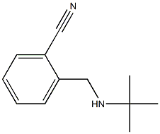 2-[(tert-butylamino)methyl]benzonitrile 结构式
