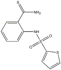 2-[(thien-2-ylsulfonyl)amino]benzenecarbothioamide Struktur