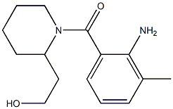 2-[1-(2-amino-3-methylbenzoyl)piperidin-2-yl]ethanol Structure