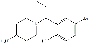 2-[1-(4-aminopiperidin-1-yl)propyl]-4-bromophenol