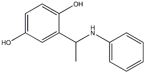 2-[1-(phenylamino)ethyl]benzene-1,4-diol Structure