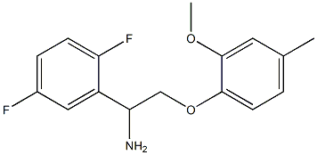 2-[1-amino-2-(2-methoxy-4-methylphenoxy)ethyl]-1,4-difluorobenzene