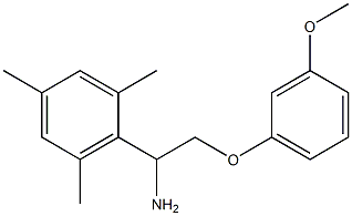 2-[1-amino-2-(3-methoxyphenoxy)ethyl]-1,3,5-trimethylbenzene|