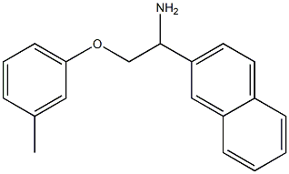  2-[1-amino-2-(3-methylphenoxy)ethyl]naphthalene