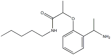 2-[2-(1-aminoethyl)phenoxy]-N-pentylpropanamide